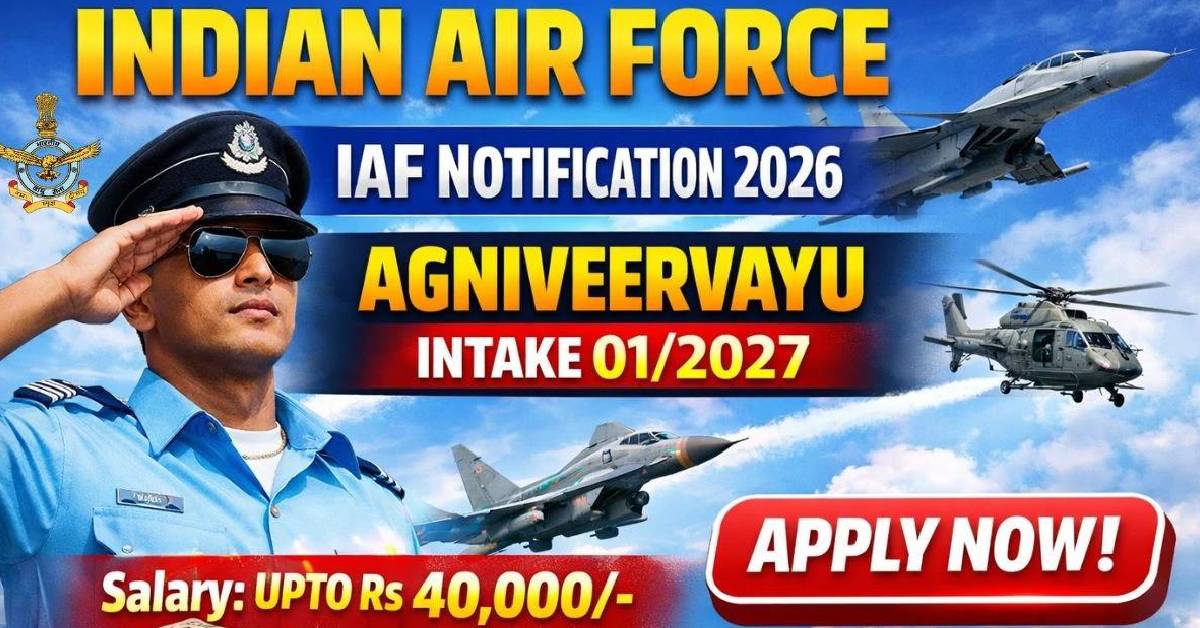 indian air force recruitment 2026 agniveervayu intake 02 2027